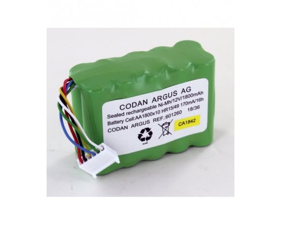 Batteri 12V til infusionspumpe Codan 601074
