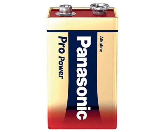 9V Alkaline PROPOWER Panasonic batteri 1stk.
