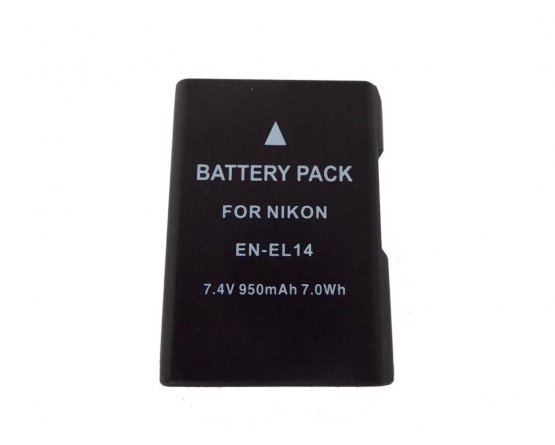 Nikon DSLR D3100 batteri EN-EL14