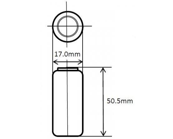 CR-LAZ Lithium cylinder batteri Panasonic