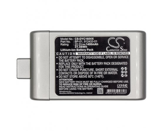 Dyson støvsuger batteri erstatter BP-01/12097