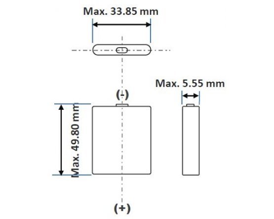 Lithium Ion batteri Panasonic CGA463443XA