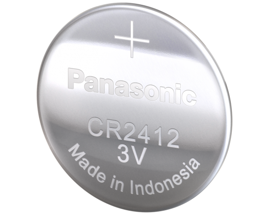CR2412 Lithium knapcelle batteri Panasonic