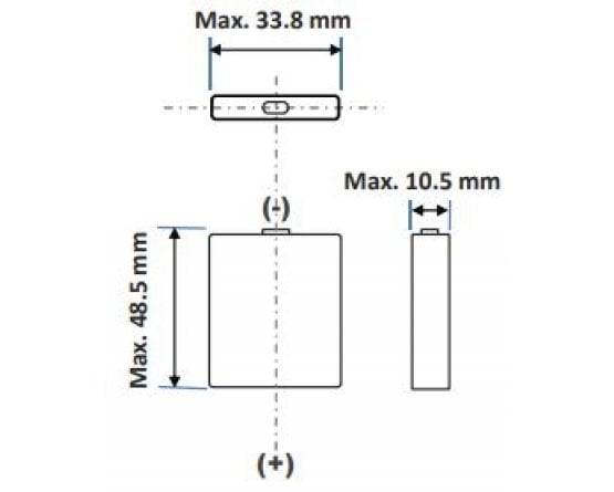 Lithium Ion batteri Panasonic NCA103450