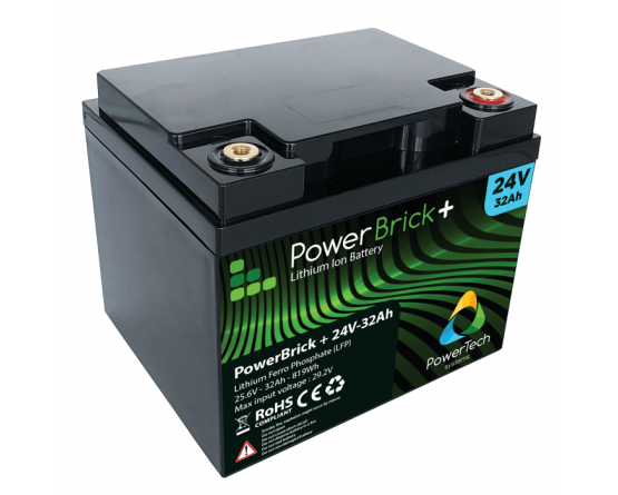 PowerBrick LiFePO4 batteri 32Ah