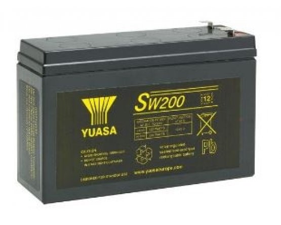 12V/6,2Ah Yuasa 3-5års Blybatteri SW200