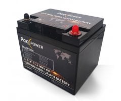 12V (12,8V) 50Ah 640Wh LiFePO4 PaqPOWER batteri