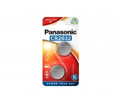 CR2032/2BP Lithium Knapcelle batteri Panasonic