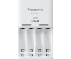 Panasonic standard lader med LED display BQ-CC51E