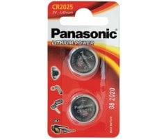 CR2025/2BP Lithium Panasonic Knapcelle batteri