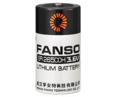Fanso 3,6V lithium C batteri 9000mAh LI-SOCL2