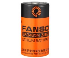 Fanso 3,6V lithium D batteri 13000mAh LI-SOCL2