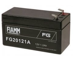12V/1.2Ah FIAMM 5 års Blybatteri FG20121A