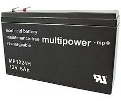 12V/6A Blybatteri Multipower High Rate