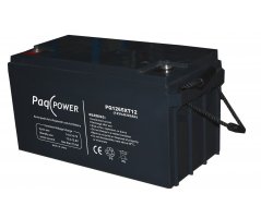 12V/65Ah PaqPOWER Blybatteri 10 år T12 terminal