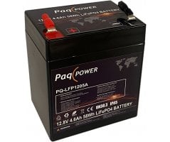 12V (12,8V) 4.6Ah 58Wh LiFePO4 PaqPOWER batteri