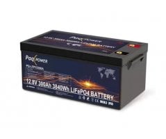 12V (12,8V) 300Ah 3840Wh LiFePO4 PaqPOWER batteri