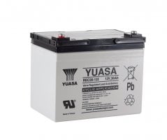 12V/36Ah Yuasa Blybatteri op til 600 opladninger