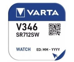 V346 Sølvoxid batteri Varta V346/SR712