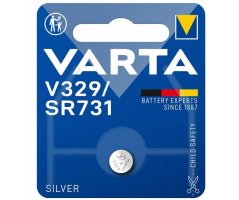 V329 Sølvoxid Knapcelle batteri Varta