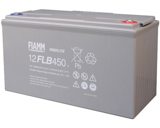 12V/115Ah FIAMM 12 års Blybatteri UPS 12FLB450
