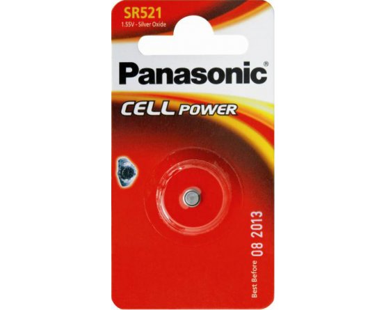 SR521 Panasonic Sølvoxid knapcelle SR63
