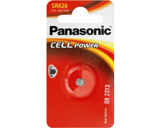 SR626 Panasonic Sølvoxid knapcelle V377/SR66