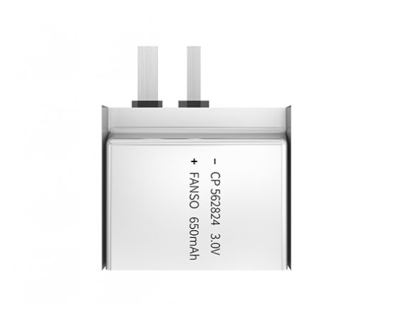 Fanso 3V lithium batteri 650mAh Ultra-Tynd
