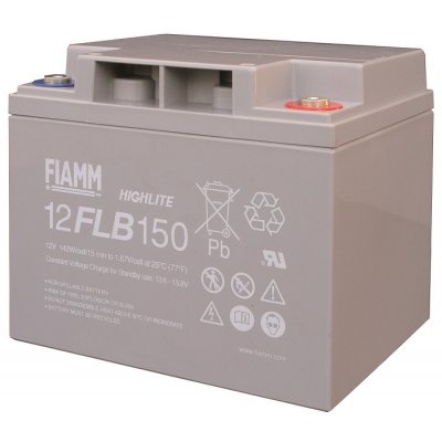 12V/40Ah FIAMM 12 års Blybatteri UPS 12FLB150