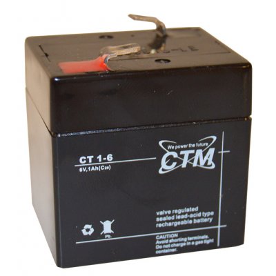 6V/1Ah Blybatteri CTM FP610