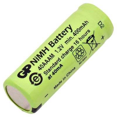 GP-40AAAM genopladeligt Ni-MH batteri flad top