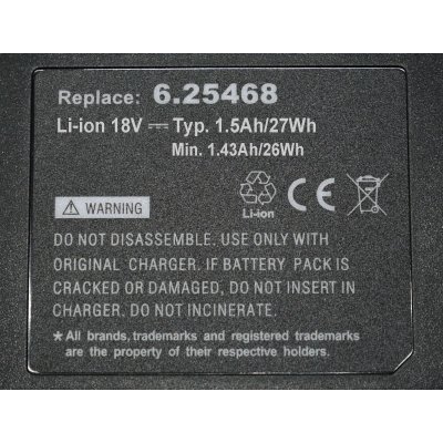 Metabo ASE 18 LTX batteri 6.25468 18v/1,5Ah Li-Ion