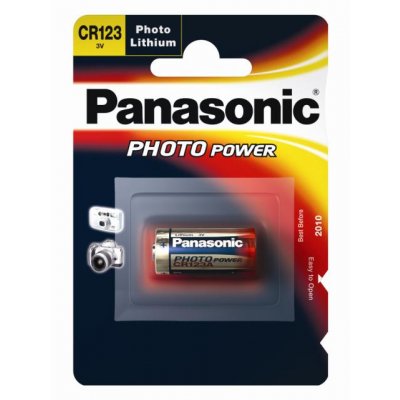 CR123A Lithium 3V foto batteri Panasonic