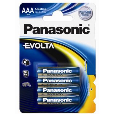 AAA/LR03 Panasonic Evolta batteri 4 blisterpak