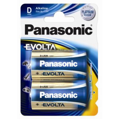 LR20/D Panasonic Alkaline batteri Evolta