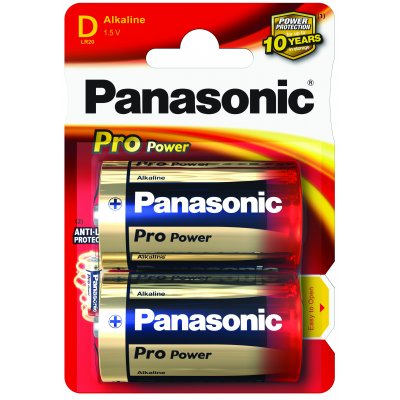 LR20/D Pro Power Panasonic Alkaline 2-blisterpak