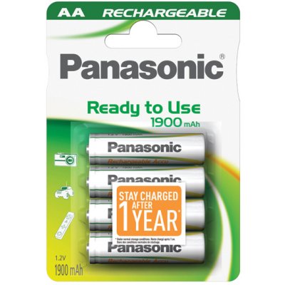 AA/P6E Panasonic genopladelig 1900mAh