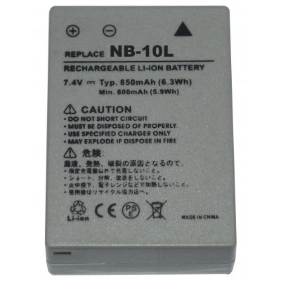 Canon PowerShot G1 X batteri NB-10L