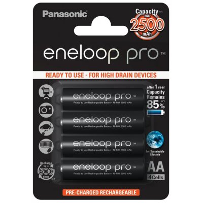 AA/Panasonic eneloop pro batteri/4 stk. blistespak