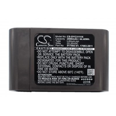 Dyson støvsuger batteri erstatter 17083-2811