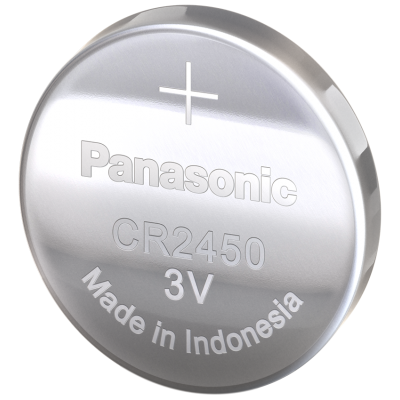CR2450 Lithium Knapcelle batteri Panasonic