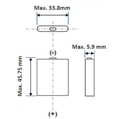 Lithium Ion batteri Panasonic NCA-593446