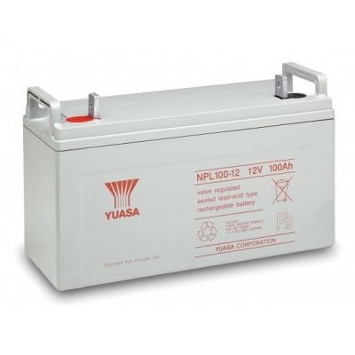 12V/100Ah Yuasa 10-12års Blybatteri NPL100-12FR