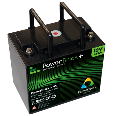 PowerBrick LiFePO4 batteri 12V/45Ah