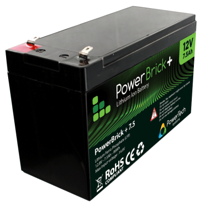 PowerBrick LiFePO4 batteri 12V/7,5Ah