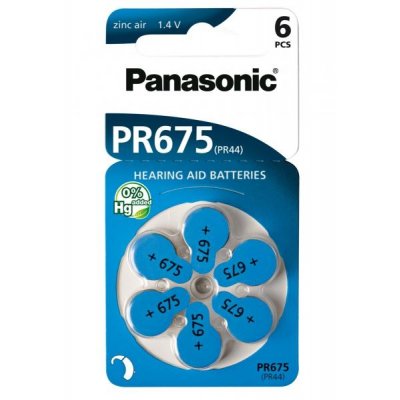 PR675HEP Panasonic knapcelle batteri 6 stk.