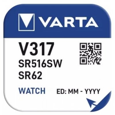 V317 Sølvoxid batteri Varta SR516SW