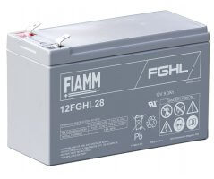 12V/7.2Ah FIAMM 10 år Højstrøm Blybatteri 12FGHL28