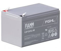 12V/12Ah FIAMM 10 års Højstrøm Blybatteri 12FGHL48