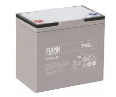 12V/55Ah FIAMM 10 års Blybatteri 12FGL55